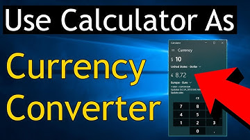 Use Windows Calculator As a Live Currency Converter