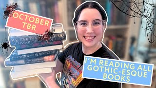 October TBR // gothic-esque books