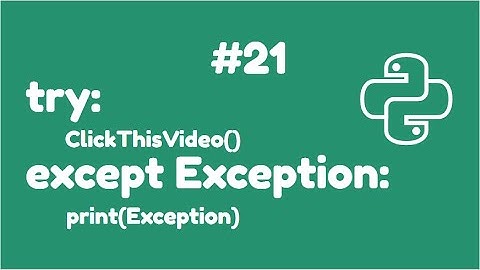 Try Except Exception Handling In Python | Python For Absolute Beginner In Hindi#21