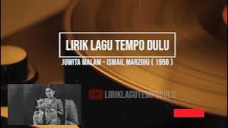 Lirik lagu tempo dulu Juwita malam