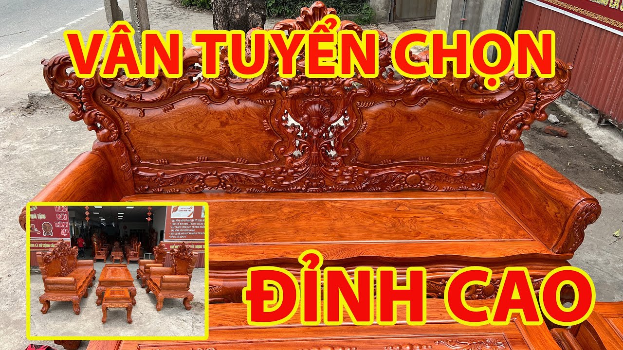 Bộ Bàn Ghế Hoàng Gia [VÂN TỰA TRANH HỌA ĐỒ] Siêu Phẩm... - youtube