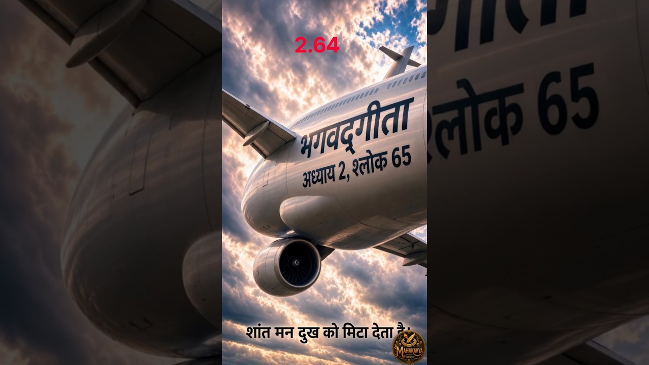 2 65 Hindi 2.65 | शांत मन ही सही रास्ता दिखाता है#BhagavadGita #श्लोक265 #शांतमन