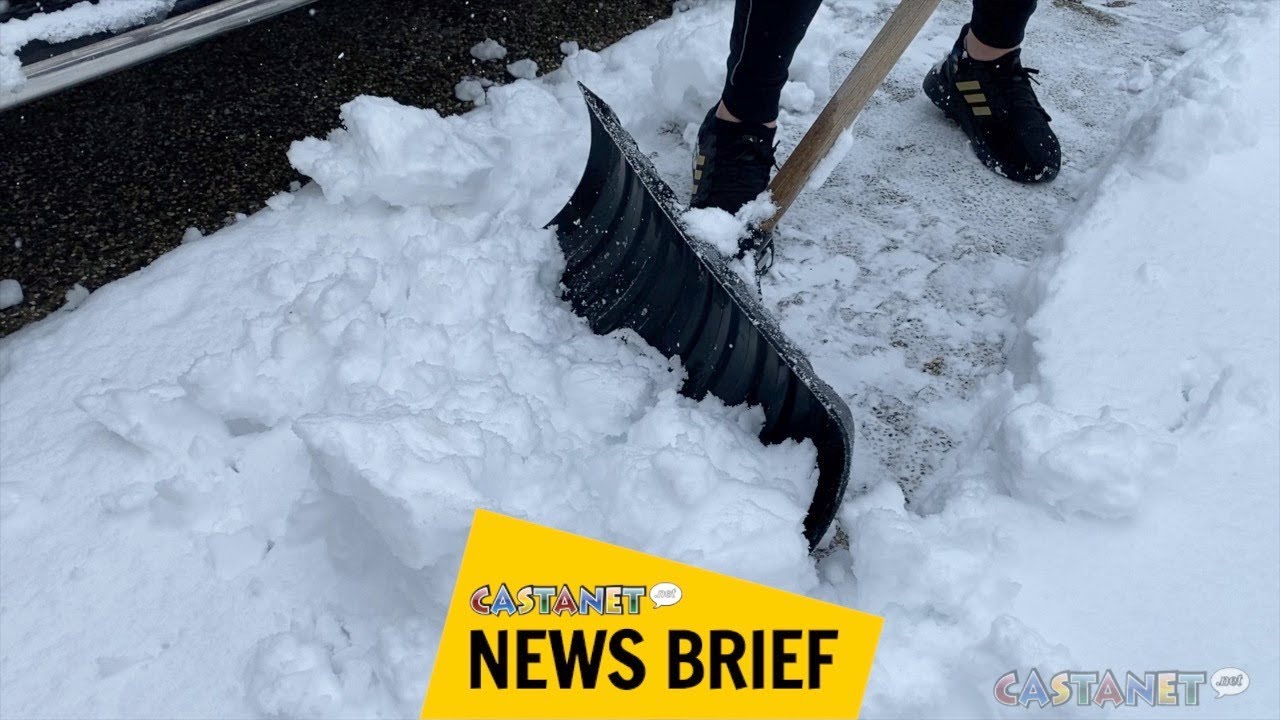 Snow and cold coming - YouTube