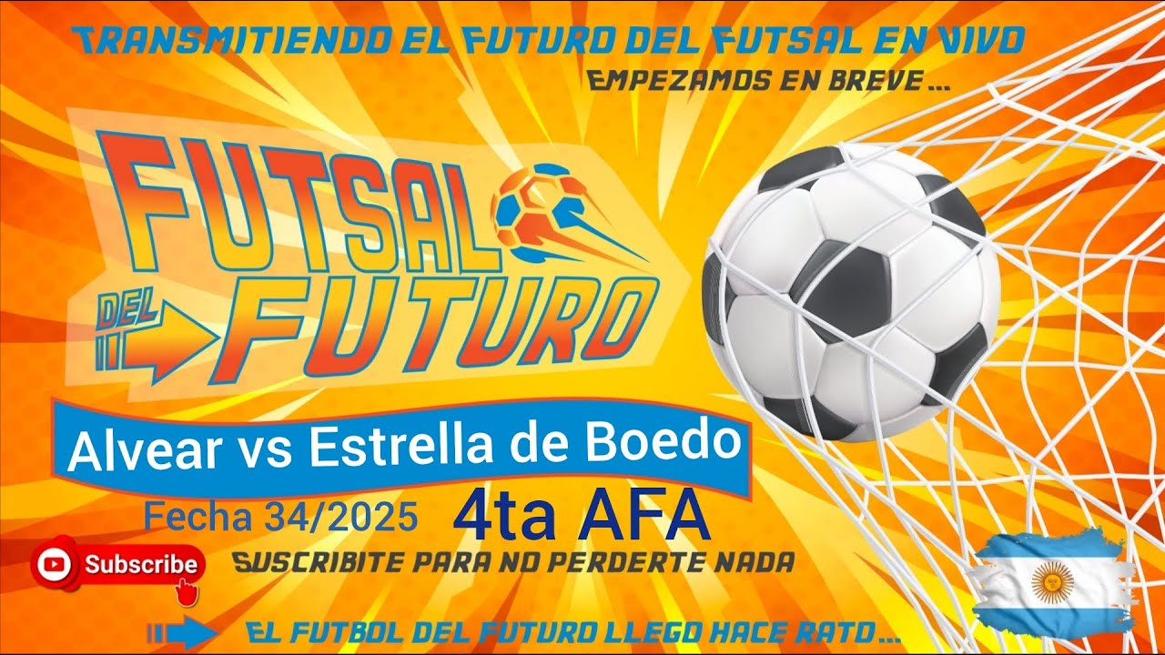 Alvear vs Estrella de Boedo 4ta División Futsal AFA - Fecha 34 (08-11-25)