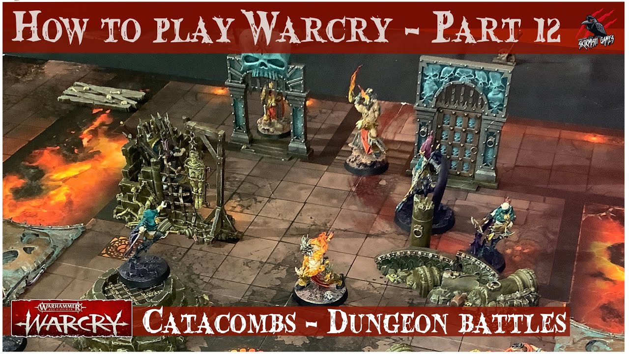 HOW TO PLAY WARCRY - PART 12 CATACOMBS DUNGEON BATTLE RULES - Warhammer Warcry & Catacombs Rules