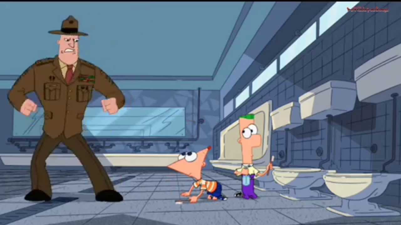 Phineas and Ferb - Funky Rhythms in the Bathroom