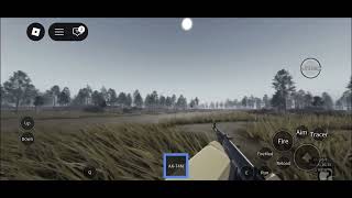 New gun system in the game "Reality Front" (Mobile control)