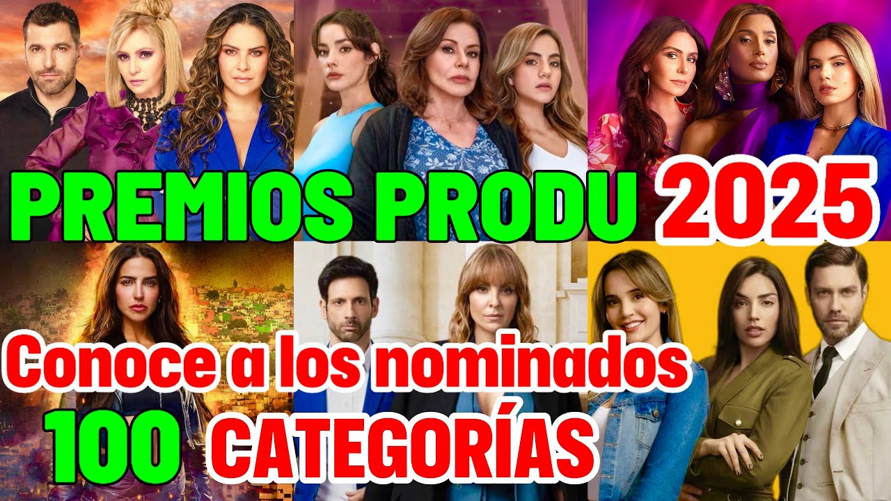 Premios PRODU 2025: México y Colombia son los países con más nominaciones | Conoce a los nominados 