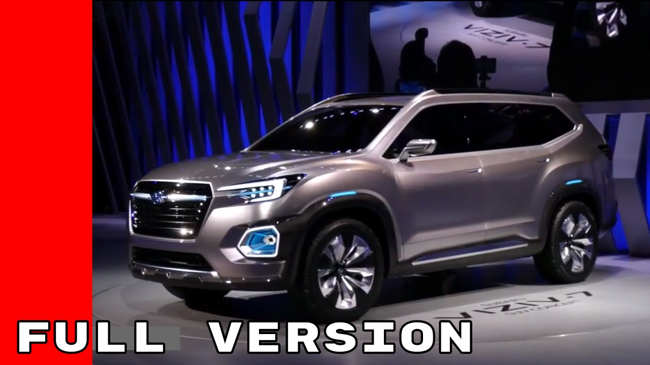 Full Version Subaru 16 Los Angeles Auto Show Viziv 7 Concept Suv Unveiling Youtube