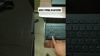 Voice Typing in notepad