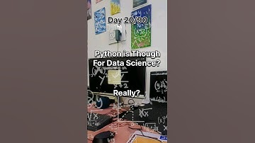 Day 20/90 Days Data Science Challenge #datascience #dataengineer #dataanalytics #challenge #python