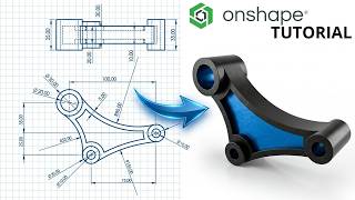 Onshape Tutorial From Zero | Beginner Step-by-Step Modeling Tutorial #38