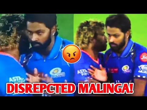 Hardik Pandya Disrespected Lasith Malinga😡| Hardik Pandya Disrespected Malinga|Srh Vs Mi Ipl 2024