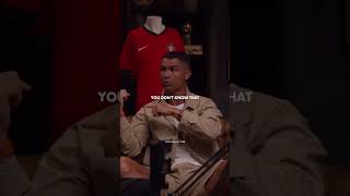 Cristiano Ronaldo speaks; live in the present because you can’t change the past and no one #USA #USA