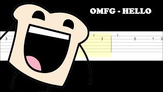 OMFG - Hello (Easy Guitar Tabs Tutorial)