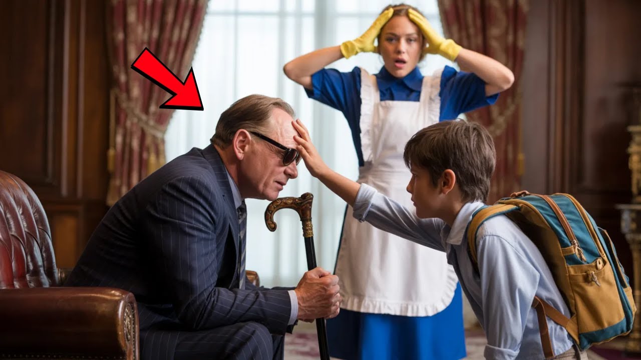 😱 „WIEM, JAK LECZYĆ TWOJĄ ŚLEPOTĘ” — POWIEDZIAŁ SYN SPRZĄTACZKI… I UJAWNIŁ UKRYTĄ PRAWDĘ