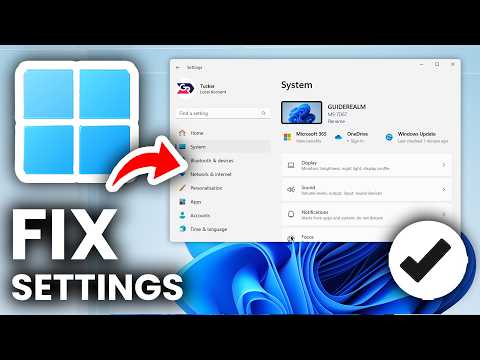 How To Fix Settings Not Opening In Windows 11 - Step By Step