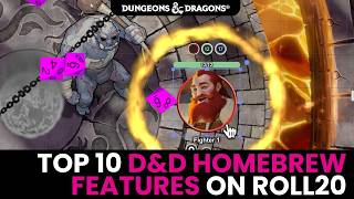 Top 10 D&D Homebrew Features on Roll20 🧙🔮
