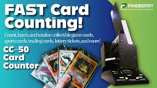 Batch Counting Pokemon Cards Automatically With our CC-50 | Pineberry Manufacturing