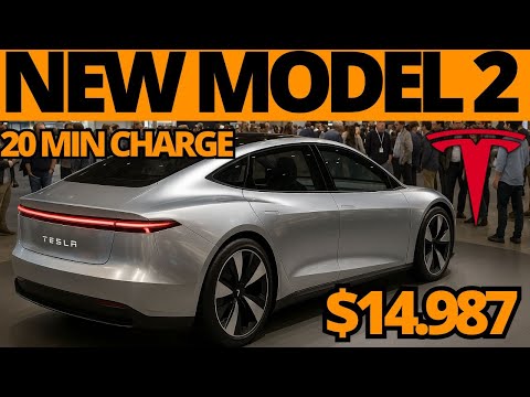 New 2026 Tesla Model 2! $14,999 RWD/AWD, 230-250 Miles Range, 20-Min Fast Charge, Fremont Build — Nov 2025