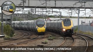 Trains at Lichfield Trent Valley (WCML) | 11/08/2023