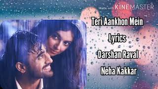 Teri aankhon mein (lyrics) divya k ...