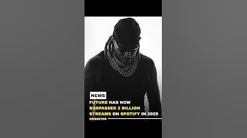 Future has now surpassed 2 BILLION streams on Spotify in 2025 🔥🦅 #future #music