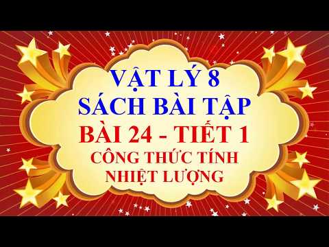 Video Vật lý lớp 8 - Sách bài tập - Bài 24 - Công thức tính... - YouTube