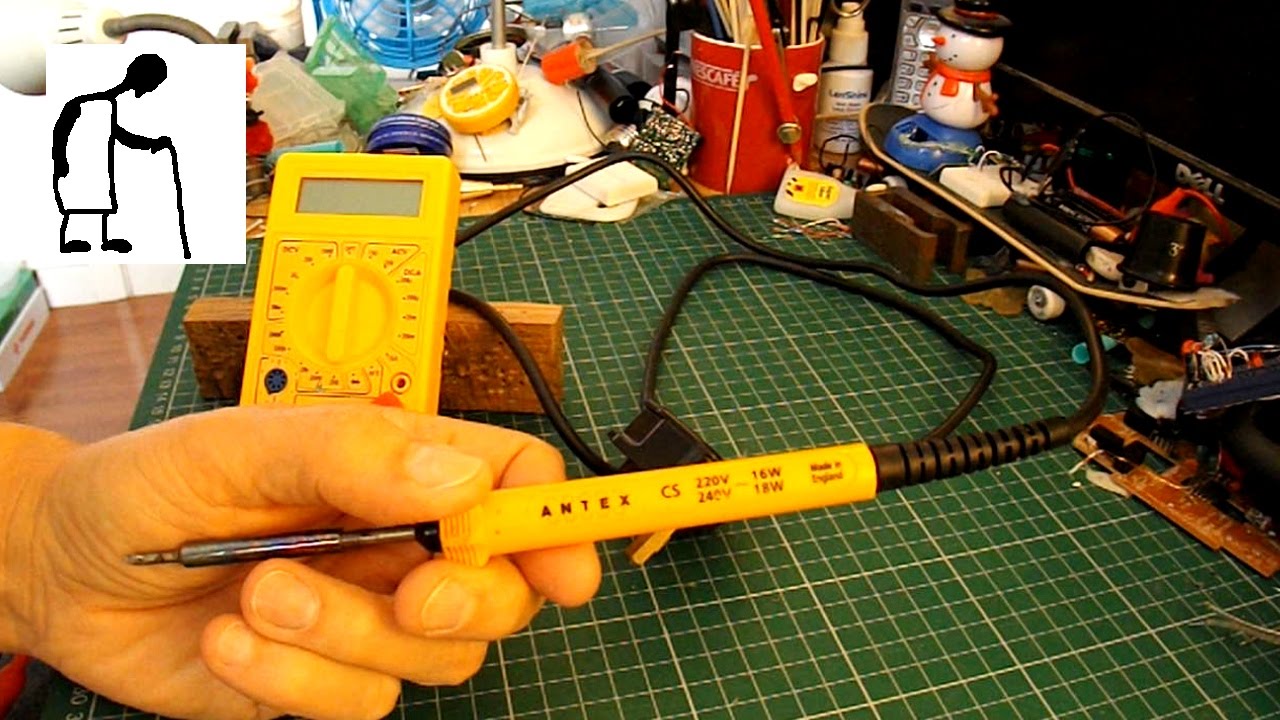 Disassembly Antex 18w Soldering Iron YouTube