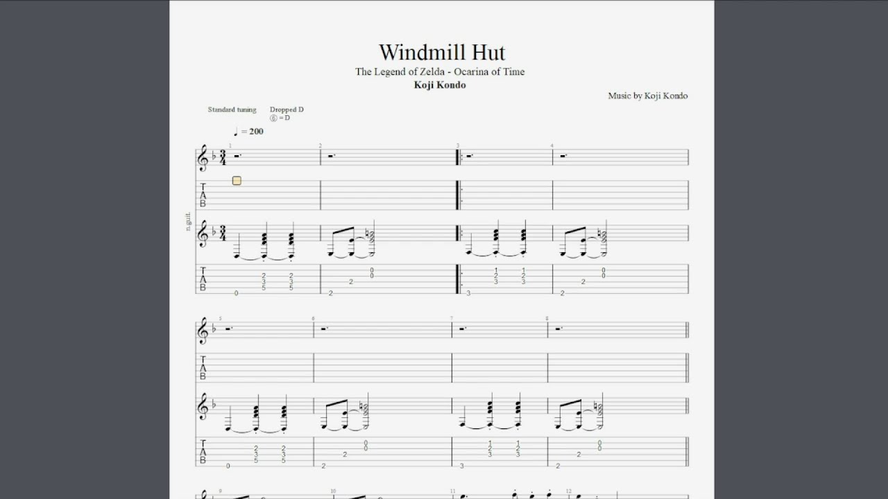 The Legend of Zelda Ocarina of Time Windmill Hut YouTube