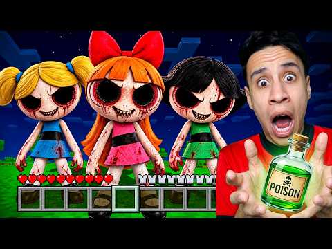 I Survived the Cursed Powerpuff Girls in Minecraft!! 😱🚫Minecraft