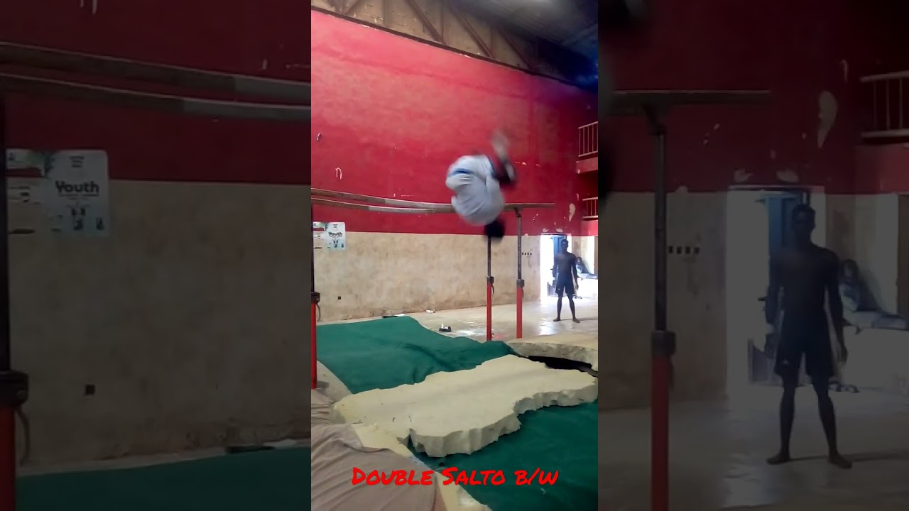 Double Salto on Parallel bars by Michael Adamu 