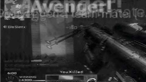 Mw2 quickscoping underpass(black and white)