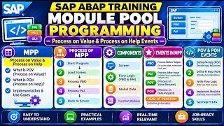 Session 27:   SAP ABAP Module Pool Programming – Process_Of_Value & Process_Of_Help Events