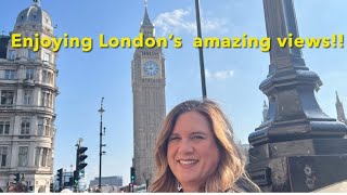 Learning to tube and finding amazing views in London!