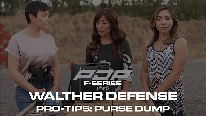 Walther Defense Pro Tips: Purse Dump