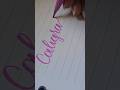 Handlettering Practice #pentel #caligraphy #stationery #lettering #shortsvideo #shorts #viral