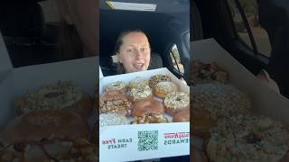 Trying Krispy’s Kreme’s NEW milk bar donuts ?? #milkbar #donuts #krispykreme