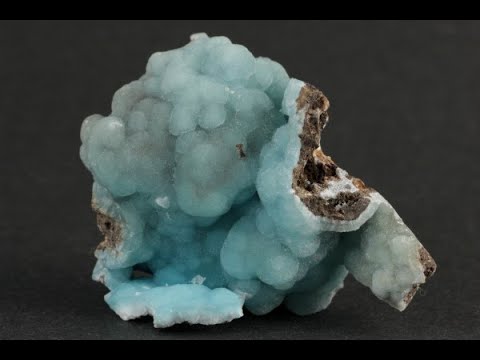 ヘミモルファイト (異極鉱) 原石 40.0g / Hemimorphite - YouTube