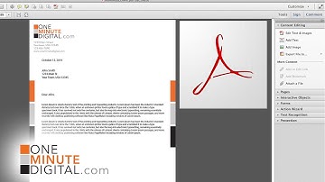 Make an Editable PDF Letterhead and Lock it - from Illustrator to Acrobat Pro