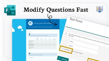 How to edit Microsoft Forms (Add Details)