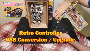 Vintage Arcade Controller Upgrade with the Zero Delay USB Joystick Encoder