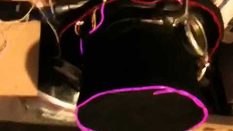 Cardiac EL-Wire costume