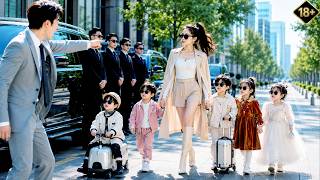 CEO never knew he fathered kids. He’s shocked when a girl arrives with six mini versions of him！😱🎉