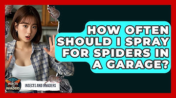 How Often Should I Spray For Spiders In A Garage? - Insects and Invaders