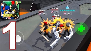 Smashgrounds.io Ragdoll Arena - Gameplay Walkthrough Part 1 - Tutorial [Android]