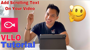 How to Add a Scrolling or Moving Text in VLLO Video Editor
