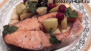 Семга в духовке | Baked red fish Семга в духовке | Baked red fish