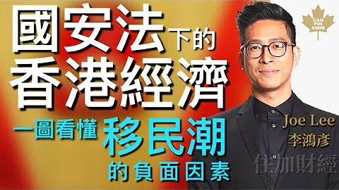 國安法下的香港經濟｜一圖看懂移民潮的負面因素｜李鴻彥｜住加財經 - 天天要聞
