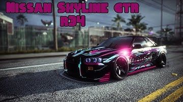 Nissan Skyline R34 Max build 400+ NFS HEAT
